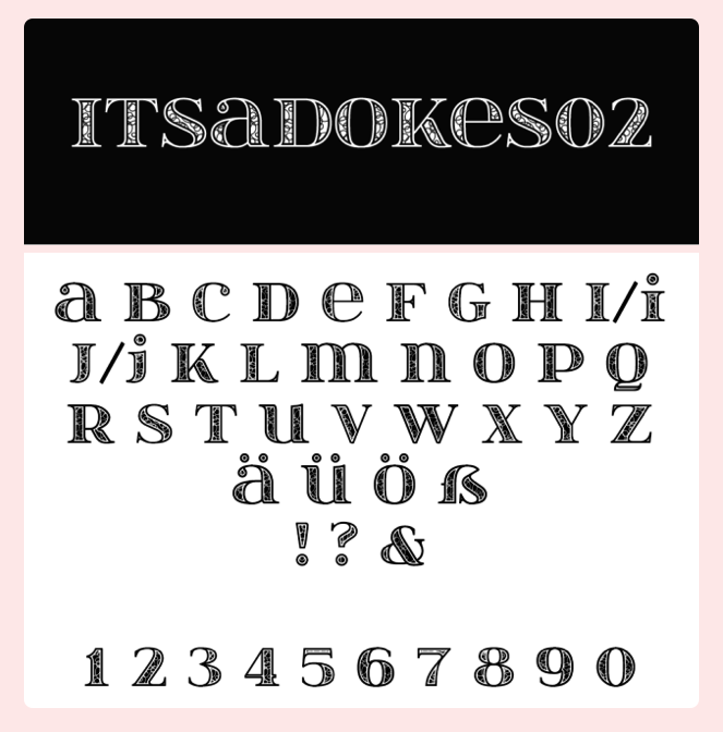 Tipografía ItsadzokeS02